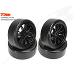 [FR] Team Magic Gomme - 1/10 Drift - montato - Cerchi 10 Spoke Neri - 12mm Hex -