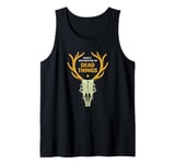 Easily Distracted By Dead Things Halloween Taxidermy Deer Tank Top