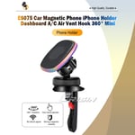 Car Air Vent Magnetic Phone Holder 360° Rotation Rotary Firmly Strong Safe hook