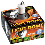 Light Dome - UV-reflektorlampe i aluminium, svart 150 W, 18 cm - Reptil - Varme og lys - Lamper - Exoterra