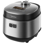 Midea rice cooker with 9 functions, 2L, 8 cups, for 1-3 persons, advanced heating technology, 30 min quick rice, non-stick coating, 24-hour keep warm & timer - STEAM COOKER INSERT, RICE COOKER SMALL