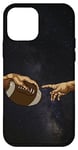 Coque pour iPhone 12 mini Ballon de football Michelangelos "Création d'Adam"