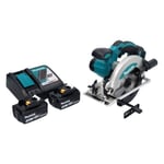 Akkupyörösaha Makita DSS 610 RF 18V 165mm + 2x akku 3.0Ah + laturi