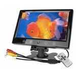 Housecurity - 10.1 inch lcd monitor touch buttons remote control 2 inputs av car