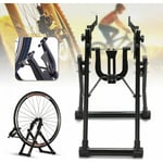 Support de Roue de Vélo, Centreur de Roue de Vélo Robuste en Alliage d'Aluminium Stand de Réparation Entretien de Roue de Vélo Résistant aux Rayures