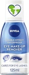 NIVEA Double Effect Waterproof Eye MakeUp Remover 125ml Daily Use Face Cleanser