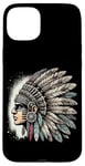 Coque pour iPhone 15 Plus Aztec Warrior Mask Ancient Civilization Mexican Heritage