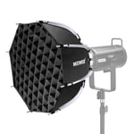 NEEWER Boîte à lumière octogonale de 45 cm, Softbox Bowens avec Grille en Nid d'abeille, Diffuseurs de Lumière, Sac pour RGB CB60 CB60B CB200B MS60B MS60C MS150B S101-300W/400W Pro Vision 4 Q4, NS21P