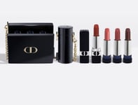 Rouge Dior Minaudiére Black Case Bag Lipstick Holder 1 Lipstick 3 Refills Sealed