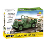 Cobi Historical Collection WWII Byggesett 130 Deler - Medical Willys MB