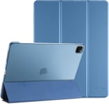 Procase Coque Pour Ipad Air 13 Pouces (M2) En 2024, Ipad Pro 12.9 Pouces 6¿¿Me 2022/5¿¿Me 2021/4¿¿Me 2020/3¿¿Me 2018 G¿¿N¿¿Ration, Nouvel ¿¿Tui Am¿¿Lior¿¿, Housse De Protection Anti-Chute -Bleu