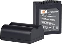 CGR-S006E S006E Lot de 2 batteries Li-ion compatibles avec Panasonic Lumix DMC-FZ30 DMC-FZ50 DMC-FZ28 DMC-FZ18 DMC-FZ8 DMC-FZ38 DMC-FZ35 DMC-FZ7