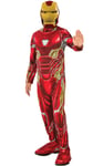 Iron Man Boys Costume Mark 50 Marvel Superhero Fancy Dress Outfit + Mask