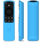 Almiao Remote Case Cover for Fire TV Stick 4K, Fire TV Stick (2nd Gen), Fire TV (3rd Gen) Anti-Slip Shockproof Silicone Remote Protective Case Compatible with All-New 2nd Gen Alexa Voice Remote (Blue)