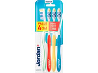 Jordan Total Clean Toothbrush Medium 4Pcs