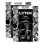 Lynx Mens Black Body Spray & Wash Duo Gift Set for Him, 2pk - One Size