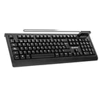 Unykach Clavier KB918 SMARTCARD DNIe (ESPAGNOL) 105 touches, avec lecteur intelligent de cartes type PC/SC 2.0, carte d'identité électronique ou cartes espagnoles sanitaires