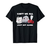 Can't We All Just Get Along Cute Rock Paper Scissors T-Shirt