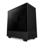 NZXT H5 Flow ATX Tempered Glass Mid Tower PC Case - All Black