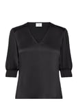 D6Cascais Silk Blouse Black Dante6