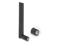 Delock - Antenne - Sma Plug, With Tilt Joint, Wifi 6E, - Dipol - Wlan - 3 Dbi - Rundtstrålende - Svart