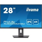 Ecran PC - IIYAMA ProLite XUB2893UHSU-B5 - 28" 4K - Dalle IPS - 3ms - 75Hz - HDMI/DisplayPort - Pied réglable