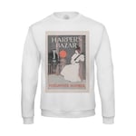 Sweat Shirt Homme Couverture Anglaise Harper's Bazar Midsummer Number Affiche Rétro Vintage Original