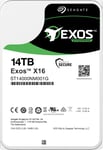 Seagate Exos X16 14TB / 256MB / 7200 RPM / ST14000NM001G (Fyndvara - Refurb)