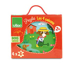 Coffret de 4 puzzles en bois - Les 4 saisons - Vilac