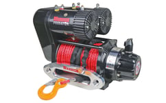 Warrior Winches Predator Twin Motor 10000lb Vinsch, 12V Armortek & Trådlös fjärrkontroll