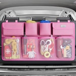 SURDOCA Organiseur de coffre de voiture, 4e génération 8 Upgrades, Organiseur de voiture XL, Sac de coffre, Accessoire intérieur de voiture avec couvercle, Peu encombrant, Expert