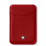 Montblanc Sartorial Card Wallet 2cc for iPhone with MagSafe Red D