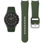 (Oliivinvihreä) Ranneke Samsung Galaxy Watch 4 Classic 46mm 42mm Älykello Silicone Ridge Sport Rannekoru Galaxy Watch 4 44mm 40mm Ranneke - Kellon rannekkeet