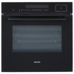 electriQ Electric Single Oven with Steam Assist and Meat Probe - Black