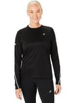 Asics Women's Running Road Lite-Show Long Sleeve Top - Performance Black, Black, Size Xl, Women