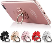 5 Aaquets Anneau De Support Pour Téléphone , 360 ° Rotation Belle Fleur Téléphone Anneau Grip Stand Support Telephone Bureau Titulaire Pour Samsung Iphone Pc Smartphone