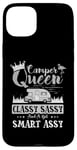 Coque pour iPhone 15 Plus Camping-car Queen Classy Sassy Smart Assy Fun Camping