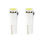 2x ampoule led blanc 12V T5 W2,1x4,6D 0,24W 1x smd 5050 voiture remorque moto camion