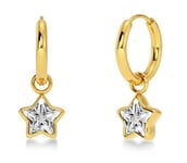 Edblad Star Sparkle hoops guldfärgade 127592