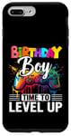 Coque pour iPhone 7 Plus/8 Plus Jeu vidéo Level Up Birthday Boy