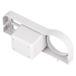 QT (White)Punch Hair Dryer Bracket Hands Curly Hair Holder For Bathroo