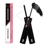 PRO Upgraded Lash Bond Cluster Lash Bond 2 IN 1 for Lash Clusters DIY Eeyelash Extension Lash Glue Mascara Wand Long Lasting Glue（10ml, Black Bond & Clear Bond)