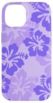 iPhone 14 Cute Purple Hibiscus Tropical Floral Hawaiian Flowers Island Case