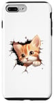 Coque pour iPhone 7 Plus/8 Plus Love Cats Chemise pour femme pour les amoureux des chats pour hommes, enfants et filles