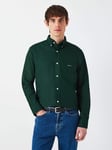 GANT Cotton Regular Fit Oxford Shirt, Tartan Green