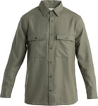 Icebreaker Men's Mer 200 Dawnder Long Sleeve Flannel Shirt Loden, XL