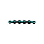 DLC12 Waxed Chain 12V 126 Links Black/Light Blue 525241286 KMC Bike MTB STR