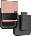 Hard Case Cover and Belt Clip Holster Combo for Samsung Galaxy Z Flip 3 5G Flip3