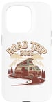 Coque pour iPhone 15 Pro Cadeau Road Trip 2025 En Camper ou Van Rétro Vintage Famille