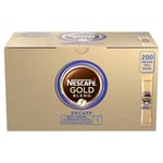 NESCAFE Gold Blend DECAF Instant Coffee Sachets 360g - 200 x 1.8g Sticks